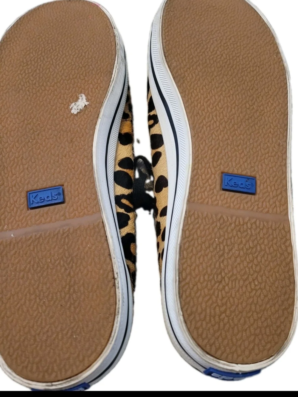 Keds x Kate Spade New York Womens 11 Leopard Calf Hair Sneakers WH59825